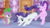 Size: 3507x1949 | Tagged: safe, artist:porygon2z, rarity, spike, starlight glimmer, dragon, pony, unicorn, g4, abuse, butt bump, butt smash, eyes closed, glimmerbuse, lidded eyes, male, now go on, out of character, s5 starlight, ship:sparity, shipping, shipping denied, smiling, straight, vector