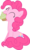 Size: 2849x4761 | Tagged: safe, artist:jennieoo, pinkie pie, earth pony, pony, g4, cupcake, female, food, high res, show accurate, simple background, solo, transparent background, vector