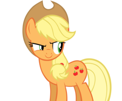 Size: 4230x3505 | Tagged: safe, artist:karl97, applejack, earth pony, pony, g4, female, high res, mare, simple background, solo, transparent background, vector, vector trace