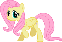 Size: 6455x4367 | Tagged: safe, artist:runzi333, artist:scrimpeh, fluttershy, pegasus, pony, g4, absurd resolution, female, mare, simple background, solo, transparent background, vector, vector trace