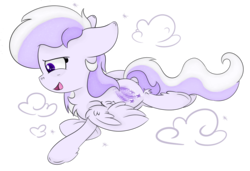 Size: 1900x1300 | Tagged: safe, artist:twittershy, oc, oc only, oc:starstorm slumber, pegasus, pony, chibi, cloud, cute, fluffy, lying down, simple background, solo, transparent background