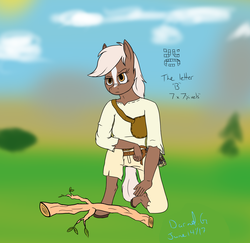 Size: 1750x1700 | Tagged: safe, artist:darnelg, anthro, unguligrade anthro, crossover, epona, solo, the legend of zelda, the legend of zelda: breath of the wild