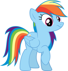 Size: 4000x4173 | Tagged: safe, artist:socsocben, rainbow dash, pegasus, pony, g4, .svg available, absurd resolution, female, gimp, mare, simple background, solo, transparent background, vector