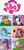 Size: 800x1698 | Tagged: safe, artist:sn00glez, edit, applejack, fluttershy, pinkie pie, rainbow dash, rarity, twilight sparkle, pig, pigasus, g4, applepig, bacon, flutterpig, food, horn, logo, logo edit, logo parody, mane six, meat, my little x, piggie pie, pigified, rainbow pig, raripig, species swap, twilight porkle, wings