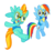 Size: 2027x1878 | Tagged: safe, artist:missy12113, lightning dust, rainbow dash, pegasus, pony, g4, wonderbolts academy, clothes, duo, duo female, female, goggles, mare, simple background, transparent background, uniform, vector, vector trace, wonderbolt trainee uniform