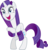 Size: 2500x2578 | Tagged: safe, artist:ocarina0ftimelord, rarity, pony, g4, my little pony: friendship is magic, the crystal empire, .svg available, female, high res, rarity tugs her mane, simple background, solo, transparent background, tugging, vector, vector trace