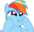 Size: 5321x4933 | Tagged: safe, artist:cobaltshade98, rainbow dash, pegasus, pony, daring don't, g4, my little pony: friendship is magic, absurd resolution, female, mare, simple background, solo, transparent background, vector, vector trace