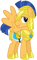 Size: 3000x4859 | Tagged: safe, artist:missy12113, flash sentry, pegasus, pony, g4, three's a crowd, armor, helmet, high res, male, simple background, solo, stallion, transparent background, vector, vector trace