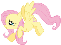 Size: 6745x5000 | Tagged: safe, artist:rubez2525, fluttershy, pegasus, pony, g4, it's about time, .ai available, absurd resolution, female, mare, simple background, solo, transparent background, vector, vector trace