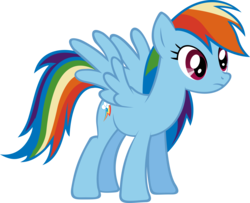 Size: 6110x4960 | Tagged: safe, artist:fenrirconnell, rainbow dash, pegasus, pony, friendship is magic, g4, absurd resolution, female, mare, simple background, solo, transparent background, vector, vector trace