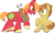 Size: 1600x961 | Tagged: safe, artist:jucamovi1992, big macintosh, feather bangs, earth pony, pony, g4, hard to say anything, my little pony: friendship is magic, confrontation, duo, looking at each other, male, simple background, stallion, transparent background