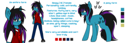 Size: 4200x1440 | Tagged: safe, artist:despotshy, oc, oc only, oc:despy, earth pony, anthro, clothes, color palette, high res, reference sheet, simple background, solo, transparent background