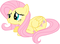 Size: 5000x3686 | Tagged: safe, artist:jennieoo, fluttershy, pegasus, pony, g4, absurd resolution, female, mare, pouting, show accurate, simple background, solo, transparent background, vector