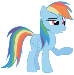 Size: 5000x5059 | Tagged: safe, artist:jennieoo, rainbow dash, pegasus, pony, g4, absurd resolution, female, mare, show accurate, simple background, solo, transparent background, vector