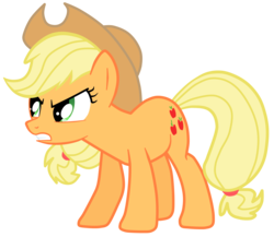 Size: 5000x4344 | Tagged: safe, artist:jennieoo, applejack, earth pony, pony, g4, absurd resolution, applejack's hat, cowboy hat, female, hat, mare, request, show accurate, simple background, solo, transparent background, vector