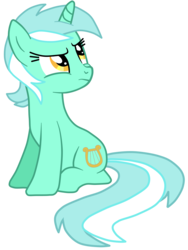 Size: 4000x5322 | Tagged: safe, artist:jennieoo, lyra heartstrings, pony, unicorn, g4, absurd resolution, female, mare, show accurate, simple background, solo, transparent background, vector