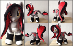 Size: 2560x1600 | Tagged: safe, artist:burgunzik, oc, oc only, oc:jane taylor, pegasus, pony, clothes, female, irl, mare, photo, plushie, socks, solo