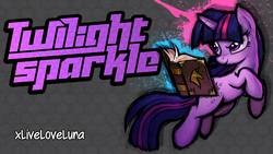 Size: 1920x1080 | Tagged: safe, twilight sparkle, pony, unicorn, fighting is magic, g4, book, female, solo