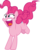 Size: 6000x7477 | Tagged: safe, artist:yetioner, pinkie pie, earth pony, pony, g4, not asking for trouble, .svg available, absurd resolution, faic, female, ponk, simple background, solo, stomping, transparent background, vector