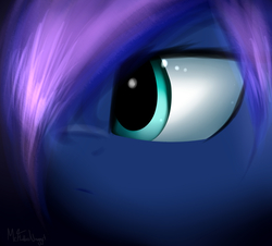 Size: 2100x1900 | Tagged: safe, artist:a8f12, princess luna, pony, g4, close-up, female, filly, solo, woona, younger