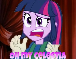 Size: 931x720 | Tagged: safe, artist:mariopiequevedod, twilight sparkle, equestria girls, g4, dic, female, funny face, luigi, male, nintendo, solo, super mario bros., super mario bros. 3