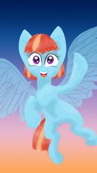 Size: 547x973 | Tagged: safe, artist:m0nster-c00kie, windy whistles, pegasus, pony, g4, female, happy, smiling, solo