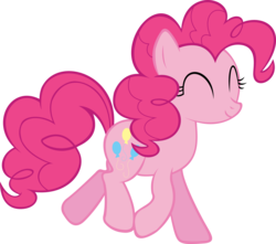 Size: 5486x4859 | Tagged: safe, artist:fenrirconnell, pinkie pie, earth pony, pony, g4, absurd resolution, female, simple background, solo, transparent background, vector