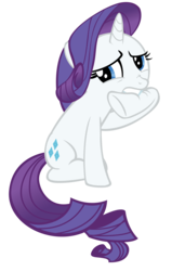 Size: 1488x2178 | Tagged: safe, artist:ocarina0ftimelord, rarity, pony, unicorn, g4, secret of my excess, female, mare, simple background, solo, transparent background, vector, vector trace