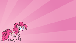 Size: 5464x3072 | Tagged: safe, artist:atmospark, pinkie pie, g4, .psd available, absurd resolution, female, solo, vector, wallpaper