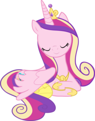 Size: 3776x4810 | Tagged: safe, artist:matty4z, princess cadance, alicorn, pony, g4, absurd resolution, eyes closed, female, inkscape, mare, simple background, solo, transparent background, vector