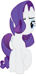 Size: 3825x7998 | Tagged: safe, artist:dash1e, rarity, pony, unicorn, g4, absurd resolution, alternate hairstyle, female, hair over one eye, mare, simple background, solo, transparent background, vector