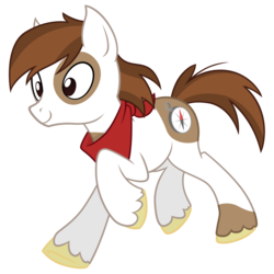 Size: 1700x1700 | Tagged: safe, artist:equestria-prevails, pipsqueak, earth pony, pony, g4, adult, bandana, coat markings, male, older, older pipsqueak, piebald coat, pinto, running, simple background, solo, stallion, transparent background, unshorn fetlocks, vector