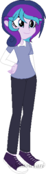 Size: 140x521 | Tagged: safe, artist:t-aroutachiikun, oc, oc only, oc:princess estelle, equestria girls, g4, base used, clothes, converse, female, offspring, pants, parent:princess cadance, parent:shining armor, parents:shiningcadance, shirt, shoes, simple background, solo, transparent background