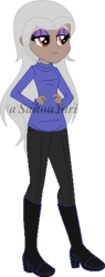 Size: 207x542 | Tagged: safe, artist:t-aroutachiikun, oc, oc only, oc:princess taigete, equestria girls, g4, base used, clothes, female, simple background, solo, transparent background