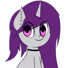 Size: 1112x1032 | Tagged: dead source, safe, artist:php142, oc, oc only, oc:wicked silly, pony, accessory, cute, ear piercing, earring, jewelry, looking at you, ms paint, piercing, simple background, solo, white background