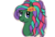 Size: 1600x1080 | Tagged: safe, artist:silversthreads, oc, oc only, oc:sea jade, aquapony, pony, bust, hibiscus, portrait, simple background, solo, transparent background