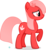 Size: 2222x2414 | Tagged: safe, artist:arifproject, oc, oc only, oc:downvote, pony, derpibooru, g4, derpibooru ponified, frown, high res, meta, ponified, raised hoof, simple background, solo, transparent background, vector