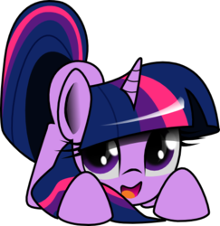 Size: 432x444 | Tagged: safe, artist:mindofnoodles, twilight sparkle, pony, unicorn, g4, .svg available, crouching, cute, female, mare, simple background, solo, svg, transparent background, twiabetes, vector