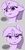 Size: 1200x2400 | Tagged: safe, artist:captainpudgemuffin, twilight sparkle, pony, unicorn, alternate hairstyle, bust, cheek fluff, cute, dialogue, ear fluff, female, floppy ears, fluffy, gray background, grin, looking at you, mare, partial color, ponytail, portrait, raised eyebrow, reaction image, simple background, smiling, smirk, solo, speech bubble, twiabetes
