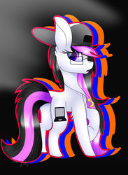 Size: 1024x1396 | Tagged: safe, artist:tomboygirl45, oc, oc only, earth pony, pony, backwards ballcap, baseball cap, cap, female, hat, mare, solo