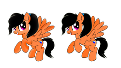 Size: 1920x1080 | Tagged: artist needed, safe, oc, oc only, oc:walter hearth, pegasus, pony, simple background, smiling, solo, white background