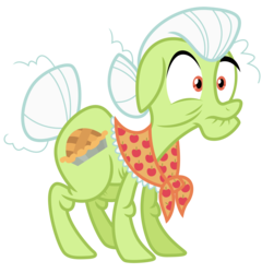 Size: 5362x5584 | Tagged: safe, artist:estories, granny smith, earth pony, pony, g4, absurd resolution, female, hair bun, mare, simple background, solo, transparent background, vector