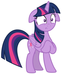 Size: 5582x6726 | Tagged: safe, artist:estories, twilight sparkle, alicorn, pony, g4, the cutie map, absurd resolution, female, floppy ears, mare, raised hoof, simple background, solo, transparent background, twilight sparkle (alicorn), vector