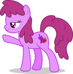 Size: 7000x7030 | Tagged: safe, artist:luckreza8, berry punch, berryshine, earth pony, pony, g4, .svg available, absurd resolution, female, lidded eyes, mare, raised hoof, simple background, smiling, solo, transparent background, vector