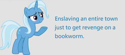 Size: 1504x660 | Tagged: safe, trixie, pony, unicorn, g4, background pony strikes again, female, gray background, op is a duck, op is trying to start shit, simple background, solo, vector