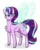 Size: 793x1000 | Tagged: safe, artist:twinkepaint, starlight glimmer, pony, g4, artificial wings, augmented, chest fluff, female, magic, magic wings, simple background, solo, transparent background, wings