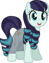 Size: 3717x4759 | Tagged: safe, artist:jhayarr23, coloratura, earth pony, pony, g4, season 5, the mane attraction, absurd resolution, clothes, dress, female, mare, open mouth, open smile, rara, simple background, smiling, solo, transparent background, vector