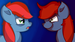 Size: 1920x1080 | Tagged: safe, artist:rideranimations, pony, angry, argument, debate, sadness