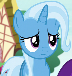 Size: 514x540 | Tagged: safe, screencap, trixie, pony, unicorn, all bottled up, g4, cropped, cute, diatrixes, female, mare, sad, solo focus