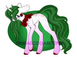 Size: 2700x2000 | Tagged: safe, artist:immagoddampony, oc, oc only, oc:mournful rose, pony, unicorn, bust, female, gradient hooves, high res, mare, portrait, simple background, solo, transparent background